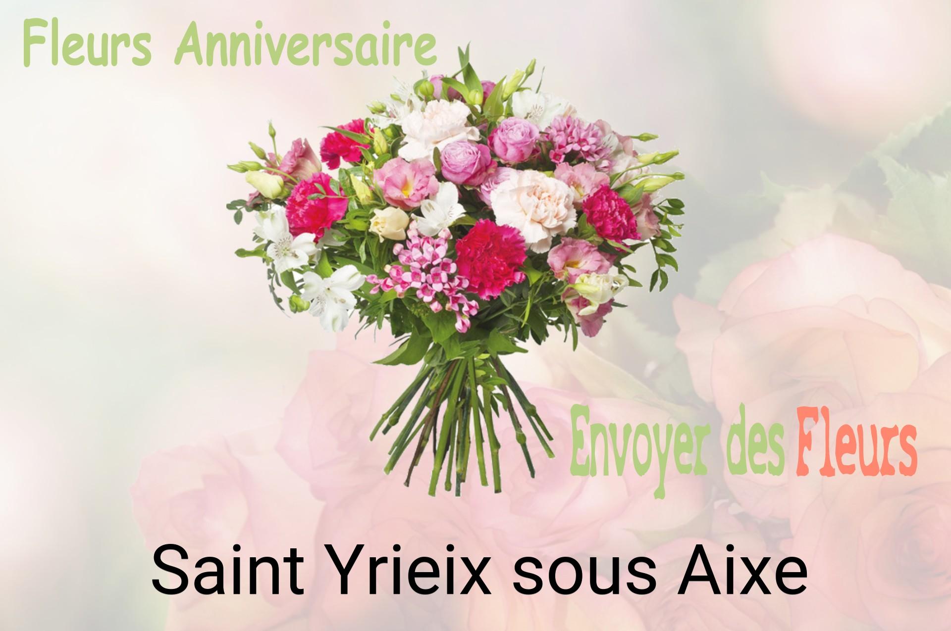 Bouquet de fleurs d’anniversaire livré à Saint-Yrieix-sous-Aixe